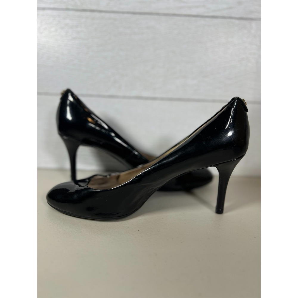 Michael Kors MK 8M Black Flex Pump 3" Inch Heels Date Night Wedding Going Out